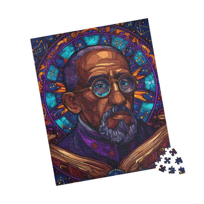 W E B Du Bois Portrait Jigsaw Puzzle - Black Historical Figure, Afrocentric Gift, African American Culture Educational 520 pcs (Vertical) Puzzle The Puzzle Chest