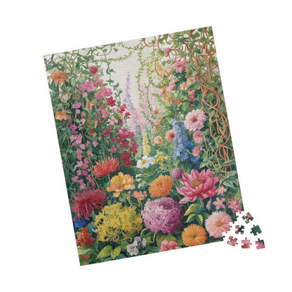 Wildflowers and Vines Puzzle, Garden Flowers Jigsaw, Floral Nature Themed Tabletop Game, 110-1014 Piece Botanical Art, Fun Family Activity Puzzle The Puzzle Chest