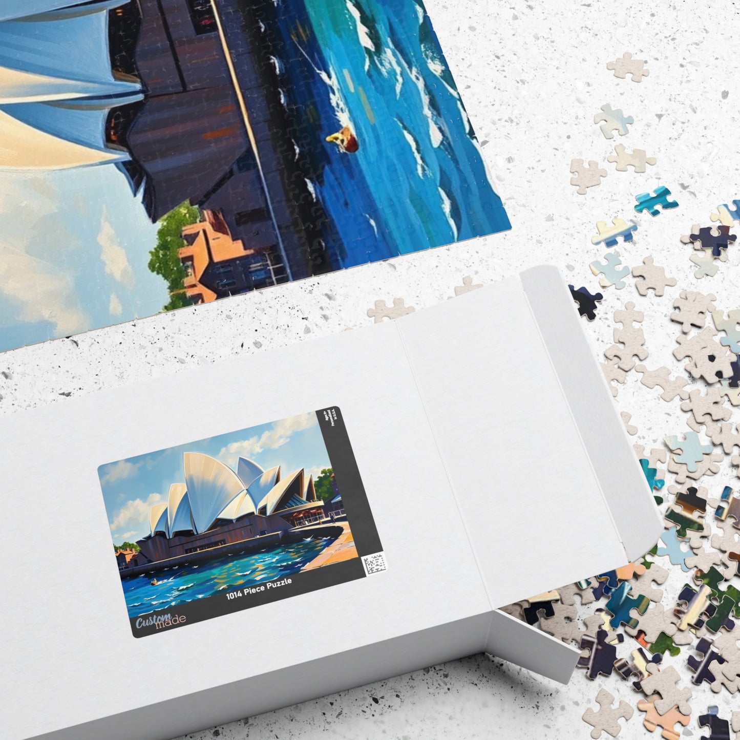 Sunny Day Sydney Opera House Puzzle, Famous Landmark Jigsaw Game, Art Lovers and Enthusiasts, Unique Gift for Traveler, Entertaining Pastime Puzzle The Puzzle Chest