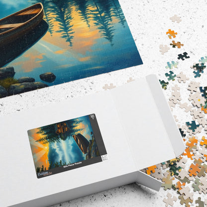 Serene Nature Scene Puzzle, 110-1014 Piece Jigsaw Puzzle, Tranquil Home Decor, Family Activity, Gift for Nature Lovers Puzzle The Puzzle Chest