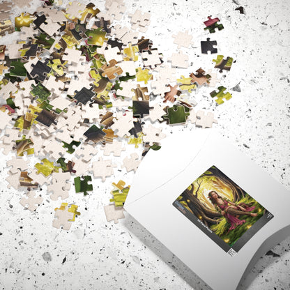 Forest Nymph Jigsaw Puzzle, Mythical Creature Woodland Tabletop Game, Fantasy Lover Gift, Relaxing Hobby, Mindfulness Activity, Nature Puzzle The Puzzle Chest