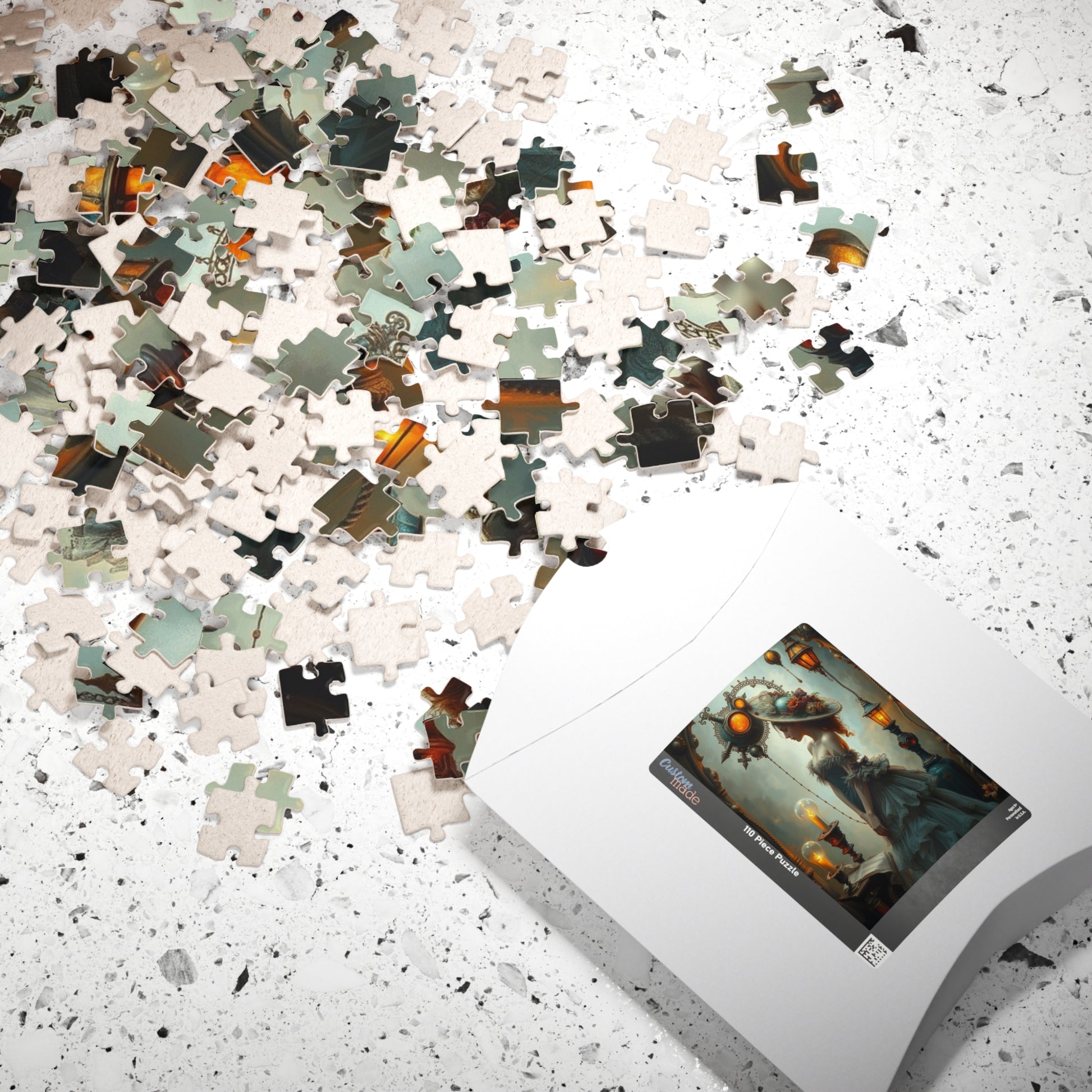 Steampunk Puzzle: Enchanting Design for Puzzle Lovers, Frameable Decor, Gift for Art Lover, Family Game Night Activity, Unique Art Piece Puzzle The Puzzle Chest