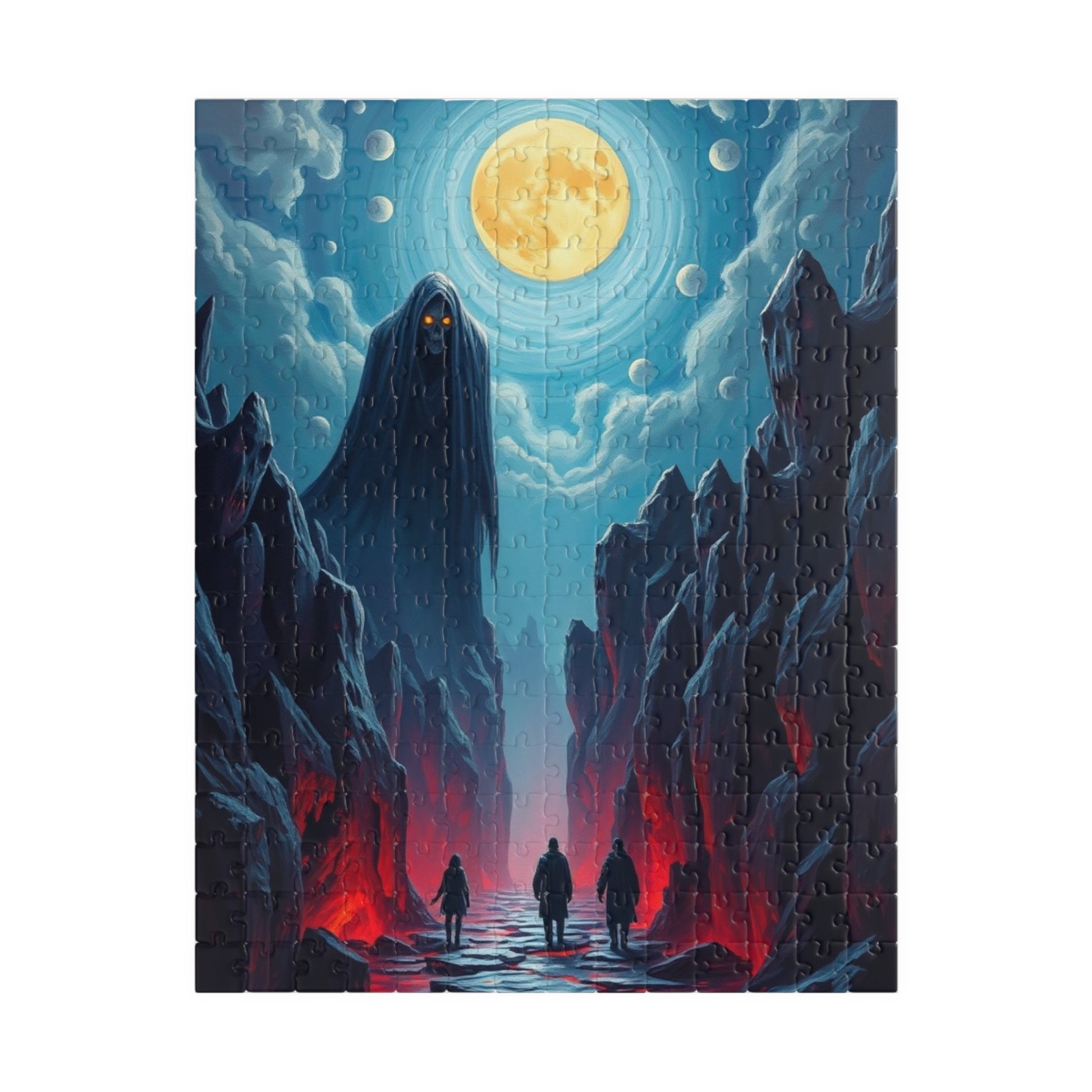 Mystical Moonlight Puzzle, 1014-piece Art Puzzle, Fantasy Scene Game, Unique Gift for Puzzle Lovers, Perfect for Family Nights, Home Decor 252 pcs (Vertical) Puzzle The Puzzle Chest