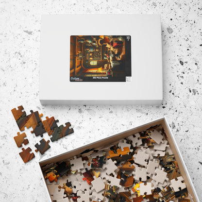 Steampunk Cozy Home Puzzle - 110, 252, 520, 1014-piece, Relaxing Game, Home Decor, Family Activity, Gift for Puzzle Lovers Puzzle The Puzzle Chest