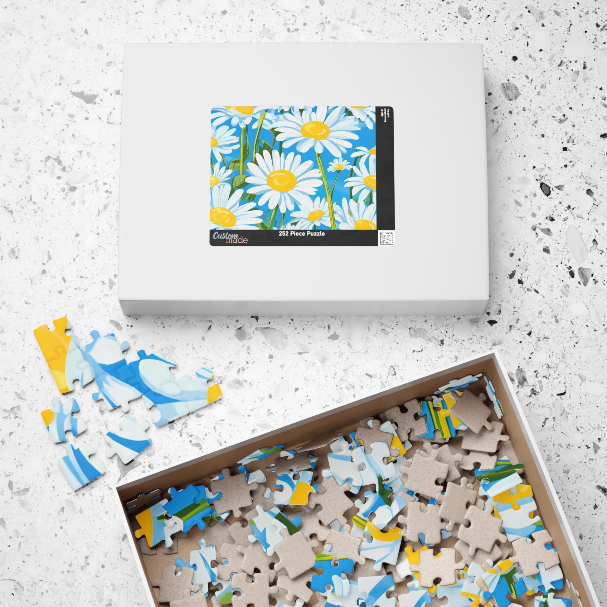 Daisy Delight Jigsaw Puzzle for Adults, Floral Jigsaw for Relaxing Days, Gift for Nature Lovers, Family Game Night, Fun Indoor Activity Puzzle The Puzzle Chest