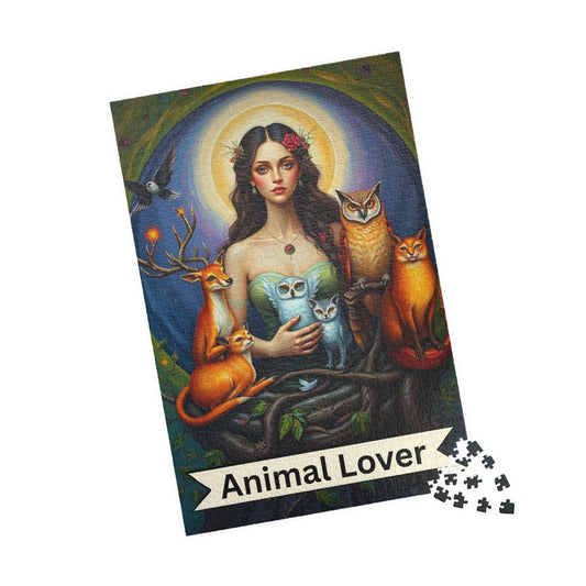 The Animal Lover Jigsaw Puzzle - Tarot Style Game for Puzzle Loving Wildlife Enthusiast