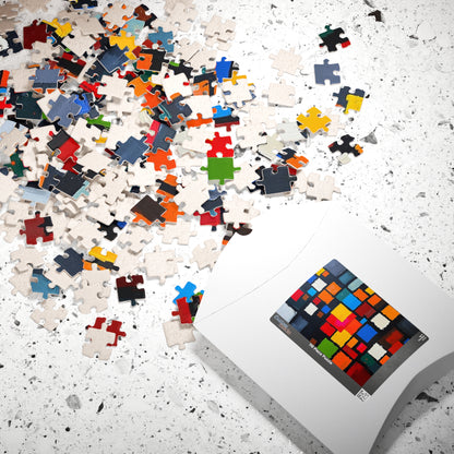 Colorful Abstract Puzzle for Art Lovers, Home Entertainment, Unique Gift for Friends and Family Activity Game Night, Adult Fun Puzzle The Puzzle Chest