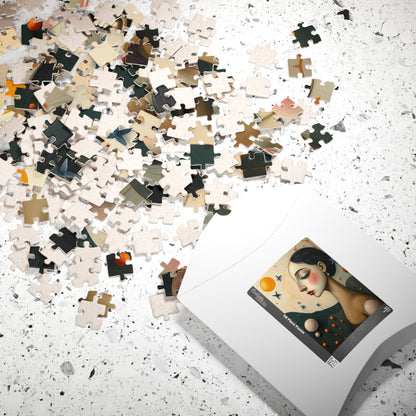 Artistic Portrait Jigsaw Puzzle - Surreal Home Entertainment, Relaxation Activity, Gift for Art Lovers, Mindfulness Activity, Family Fun Puzzle The Puzzle Chest