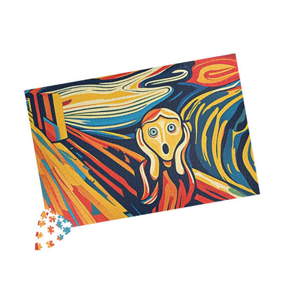 The Scream Modern Jigsaw Puzzle - Inspired By Edvard Munch Puzzle The Puzzle Chest