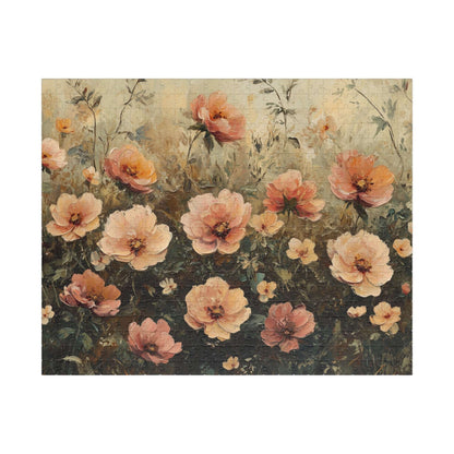 Vintage Floral Jigsaw Puzzle — Romantic Garden Puzzle