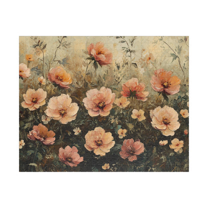 Vintage Floral Jigsaw Puzzle — Romantic Garden Puzzle