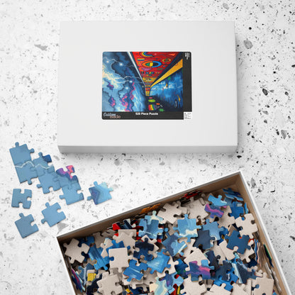 Colorful Urban Art Puzzle - 110, 252, 520, 1014 Pieces LGBTQ+ Jigsaw Game for Adults, Perfect Gift for Puzzle Lovers, Family Game Night,
