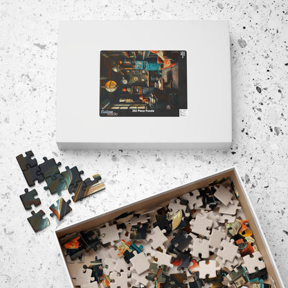 Cozy Steampunk Home Office Puzzle - 110, 252, 520, 1014-piece, Perfect for Family Night, Unique Gift for Puzzle Lovers, Relaxing Activity Puzzle The Puzzle Chest