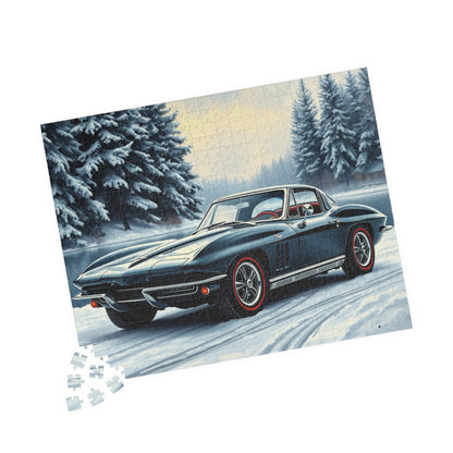 Vintage Car Puzzle Classic 1963 Retro Automobile Friend Gift for Car Lovers Puzzle The Puzzle Chest