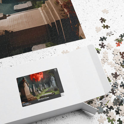 Haunting Graveyard Puzzle - 110-1014 Pieces, Perfect for Halloween, Family Fun Night, Gifts for Puzzle Lovers, Spooky Decor Puzzle The Puzzle Chest