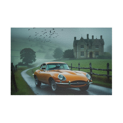 Vintage Car Puzzle, 110-1014 Piece 1961 Classic Auto Jigsaw Game 1014 pcs (Horizontal) Puzzle The Puzzle Chest