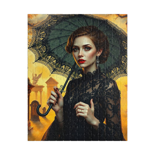 Gothic Lady Jigsaw Puzzle - Enchanting Vintage Design, Perfect Gift for Puzzle Lovers, Home Entertainment, Relaxation, Family Fun 252 pcs (Vertical) Puzzle The Puzzle Chest