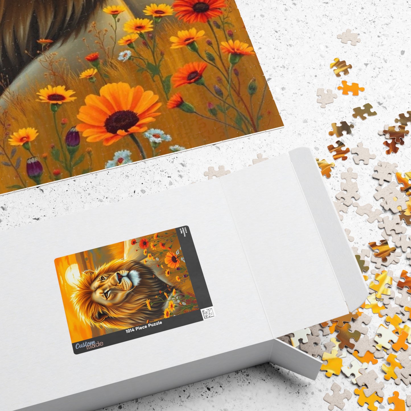 Majestic Lion Puzzle Stunning Wildlife Art, Challenging Jigsaw Game, Gift for Nature Lover Animal Enthusiast, Mindfulness Home Entertainment Puzzle The Puzzle Chest