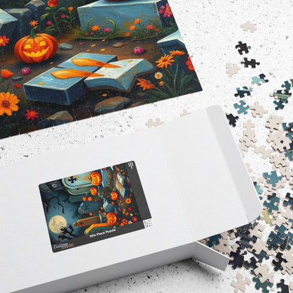 Tomb Tune Parade - Spooky Cemetery Halloween Puzzle, Fall Puzzle for Adults for Family or Solo Fun, Mental Exercise, Gift Idea for Friends