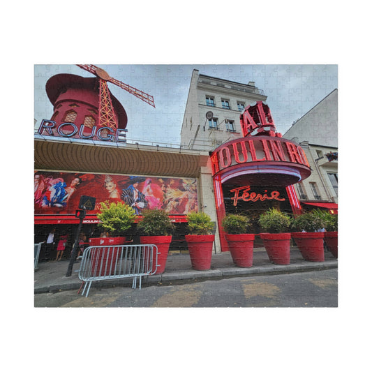 Moulin Rouge Jigsaw Puzzle - Famous French Landmark, Paris France Architecture, Realistic View Puzzle The Puzzle Chest