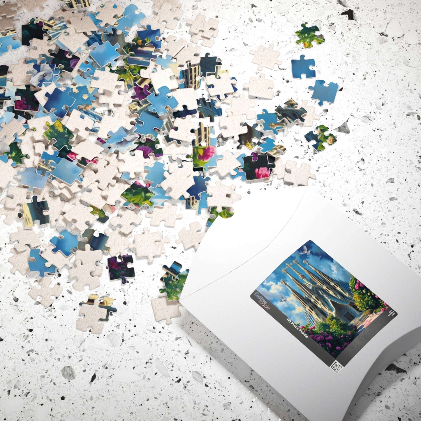 Sagrada Familia Puzzle - Barcelona Spain Landmark, Gaudi Architecture Monument Puzzle The Puzzle Chest