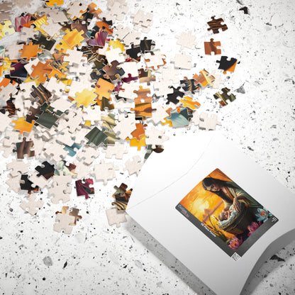 Christian Jigsaw Puzzle, Baby Moses Nile River Biblical Scene, Home Entertainment, Brain Teaser, Religious Puzzle Lover Gift for Friends