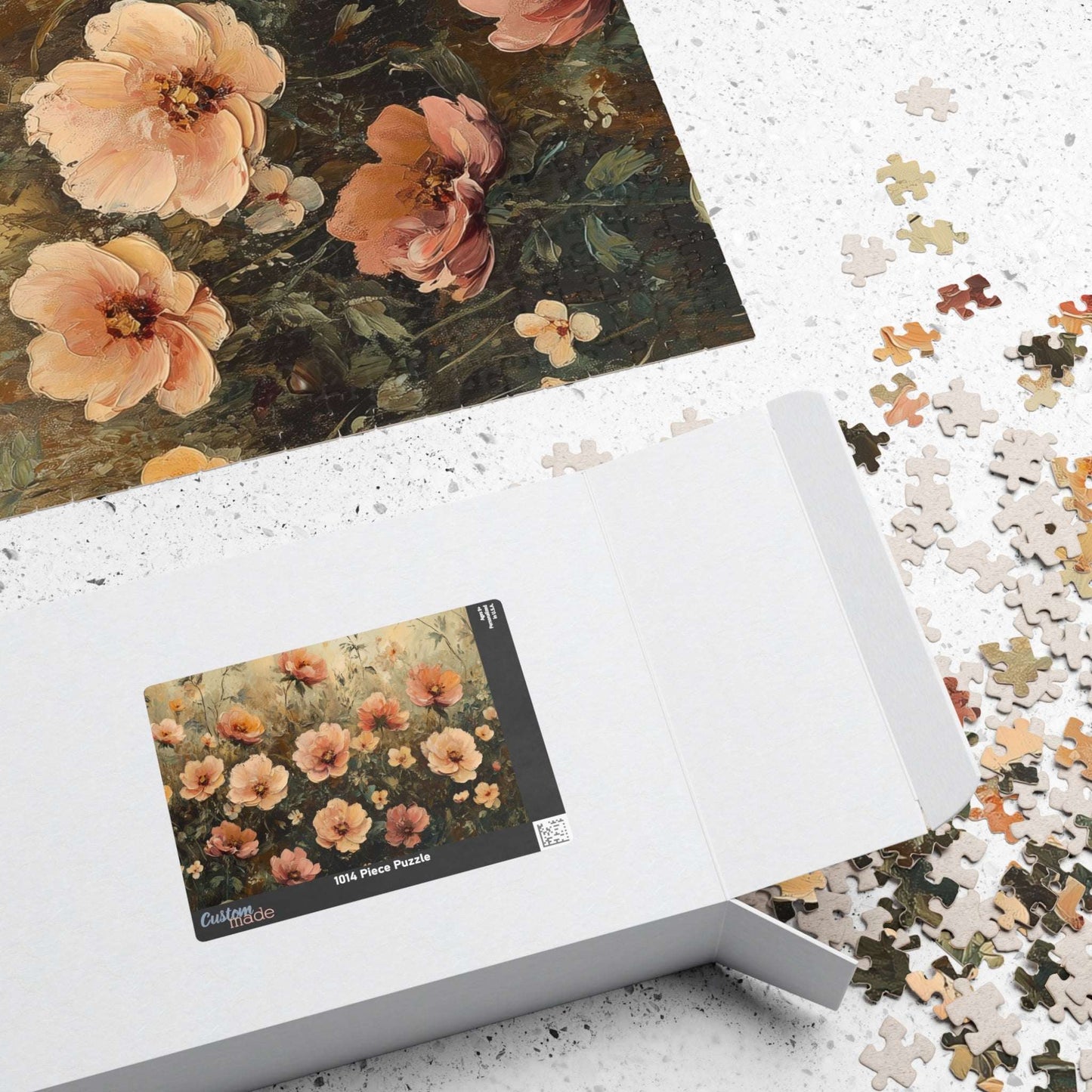 Vintage Floral Jigsaw Puzzle — Romantic Garden Puzzle
