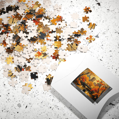 Central Park Sunrise Landscape Puzzle, 110, 252, 520, 1014-piece - Relaxing Jigsaw Game, Perfect Gift for Puzzle Lovers, Stress Relief Puzzle The Puzzle Chest