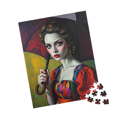 Vintage Woman Portrait Jigsaw Puzzle - 110-1014 Pieces, Gift for Art Lovers, Home Entertainment Family Fun, Rainy Day Activity, Collectible Puzzle The Puzzle Chest