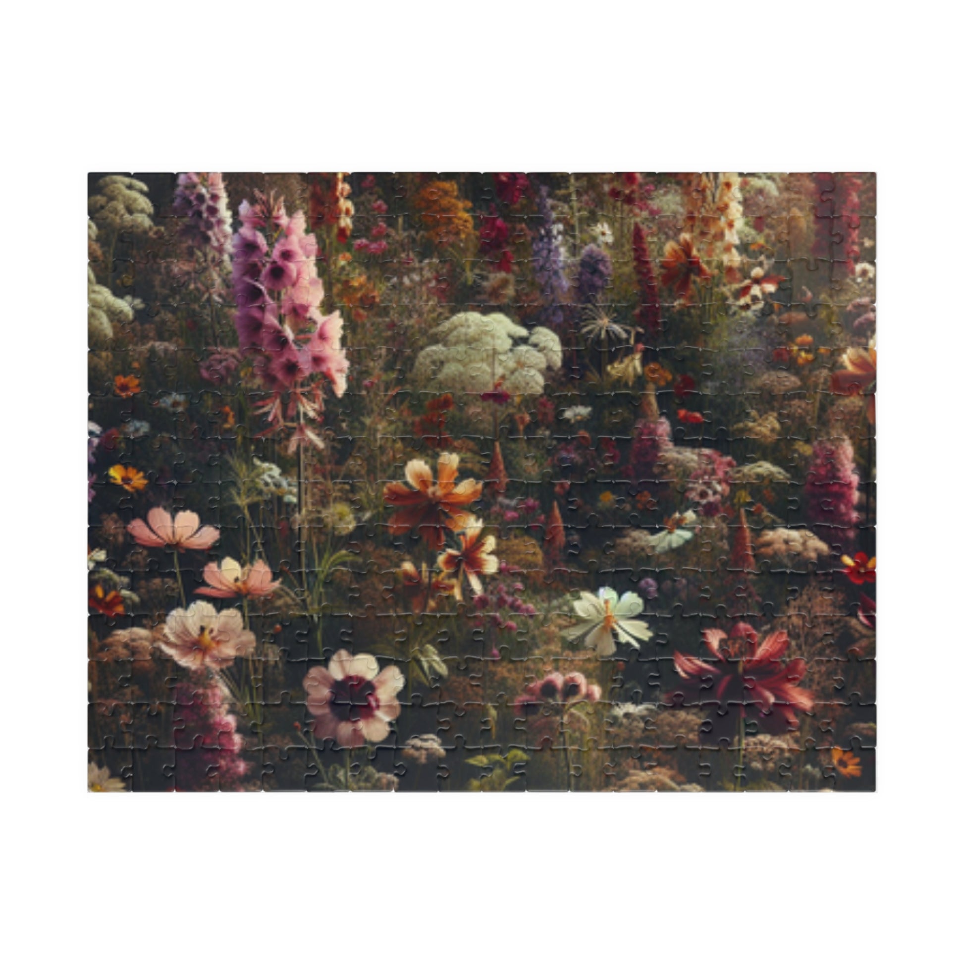 Wildflower Patch Puzzle, 110-1014 Piece Botanical Art Challenging Jigsaw, Tabletop Game for Quiet Family Time Activity, Puzzle Lover Gift 252 pcs (Horizontal) Puzzle The Puzzle Chest