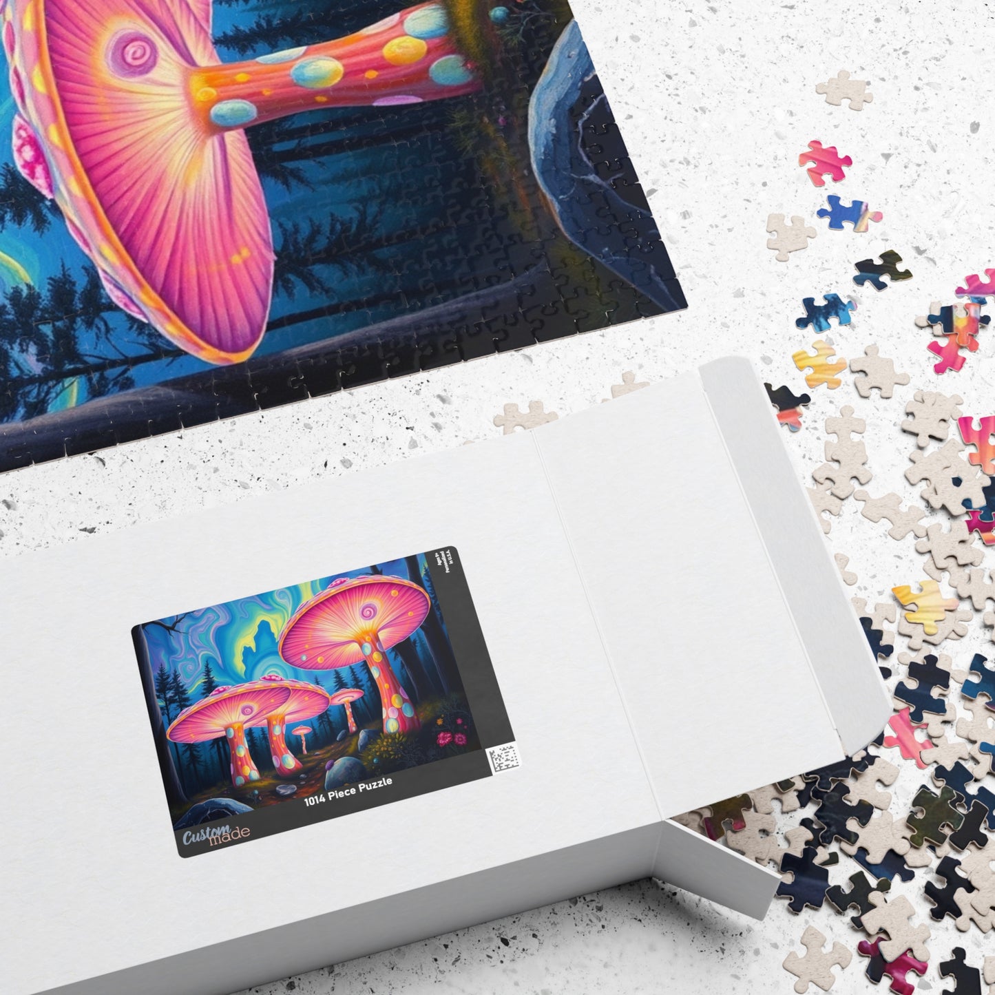 Magical Mushroom Puzzle, Enchanting Fantasy Jigsaw Puzzle for Adults, Holiday or Birthday Gift for Friend, Puzzle Lover and Art Enthusiast Puzzle The Puzzle Chest