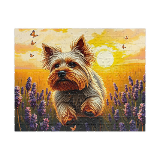 Dog Lover's Jigsaw Puzzle - Game with Yorkshire Terrier, Family Activity Perfect Birthday Holiday Gift for Animal Lover and Pet Enthusiast 252 pcs (Horizontal) Puzzle The Puzzle Chest