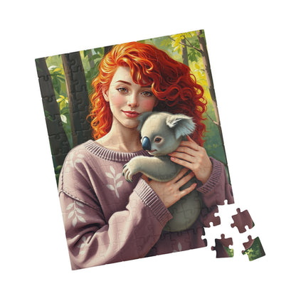 Koala Jigsaw Puzzle, Nature Wildlife Animal Theme Puzzle for Adults, Family Game Night Solo Fun, Gift for Friend, Relaxing Activity Puzzle The Puzzle Chest