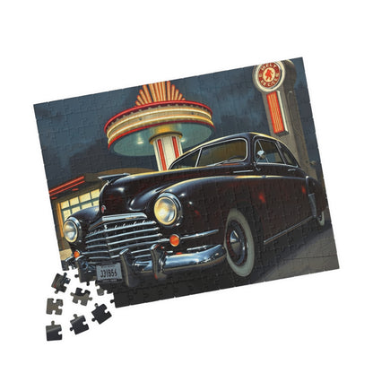 Vintage Car Puzzle - Classic 1948 Tucker 48, Nostalgic Auto Jigsaw Fun Puzzle The Puzzle Chest