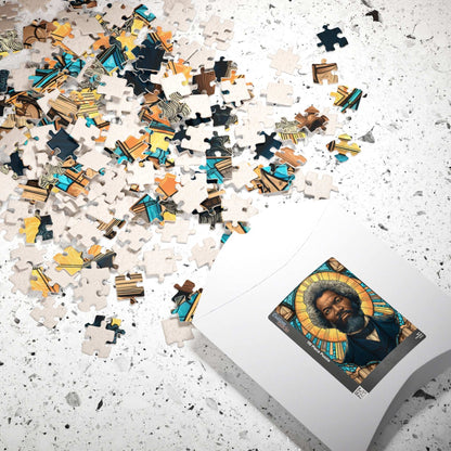 Frederick Douglass Jigsaw Puzzle – Afrocentric Historical Puzzle, Stained Glass Art, Black History Puzzle, Educational Puzzle for Adults and Teens, Inspirational African American Figure Puzzle The Puzzle Chest