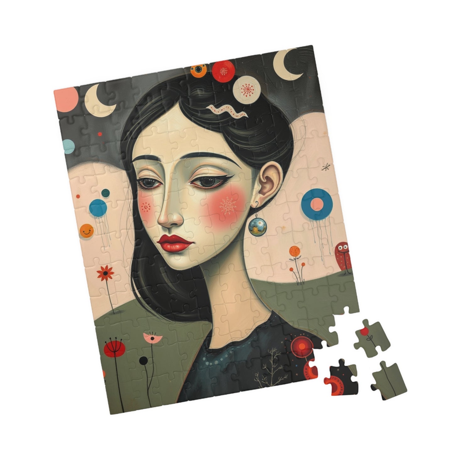 Artistic Enigmas Puzzle (110-1014 Piece) - Abstract Fantasy Jigsaw Game, Mind Exercise, Gift for Art Lover, Family Fun, Cozy Night In Hobby Puzzle The Puzzle Chest