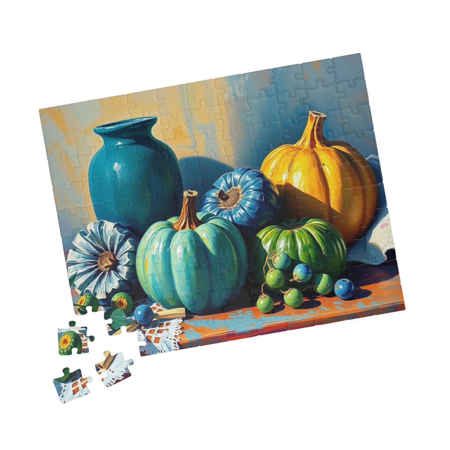 Autumn Harvest Jigsaw Puzzle, Fall Vintage Still Life Jigsaw Game, Family Activity, Home Cozy Nights, Thanksgiving Gift Ideas, Seasonal Fun Puzzle The Puzzle Chest