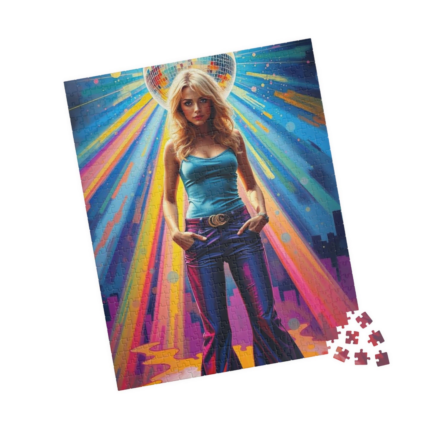 Disco Vibe Jigsaw Puzzle - 110 to 1014 Pieces, Retro Artwork Pop Art, Perfect Gift for Nostalgia Lovers, Party Entertainment, Family Fun Puzzle The Puzzle Chest