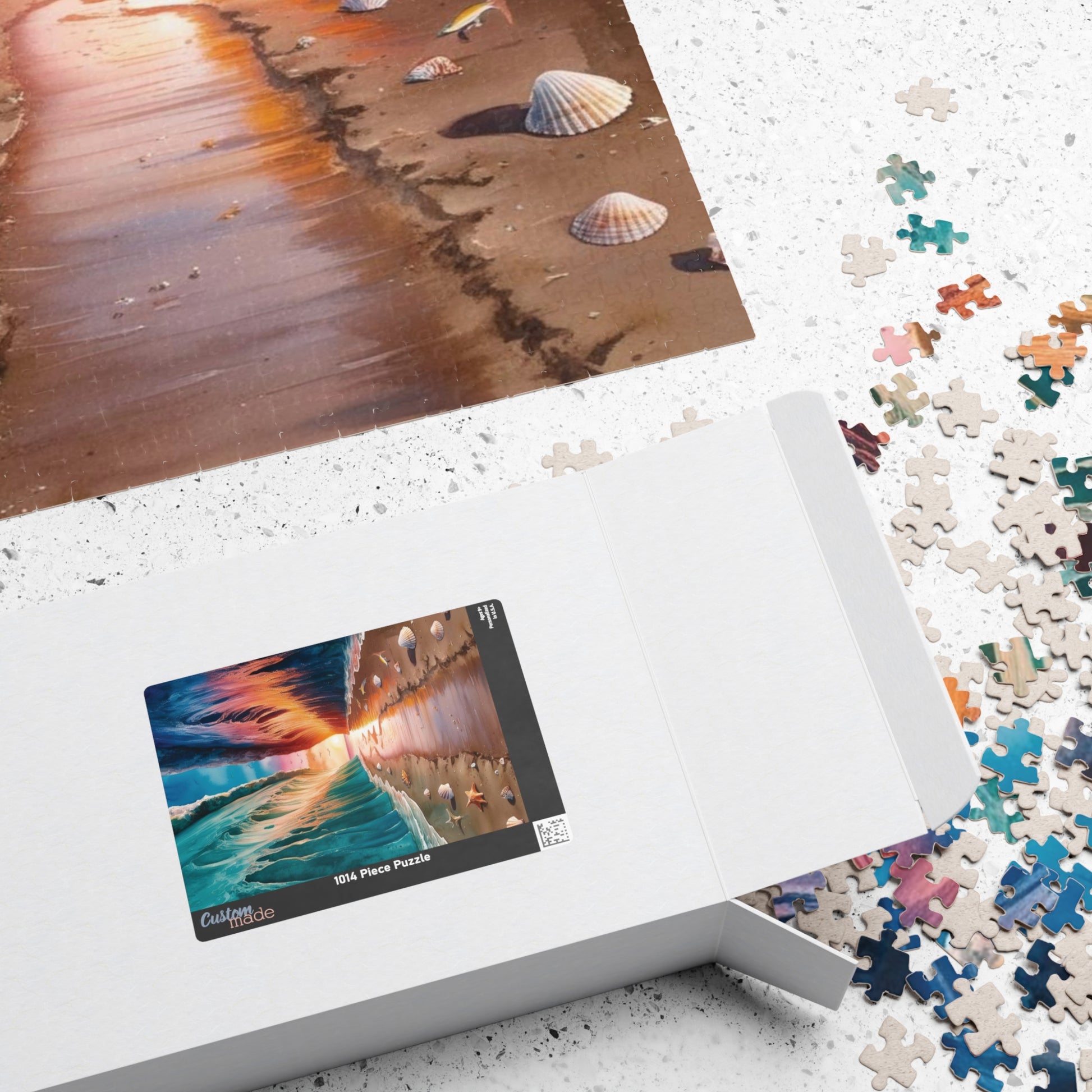Religious Christian Puzzle: Parting of the Red Sea, Biblical Scene Jigsaw, Educational Activity, Family Game Night, Best Unique Gift, Hobby Puzzle The Puzzle Chest
