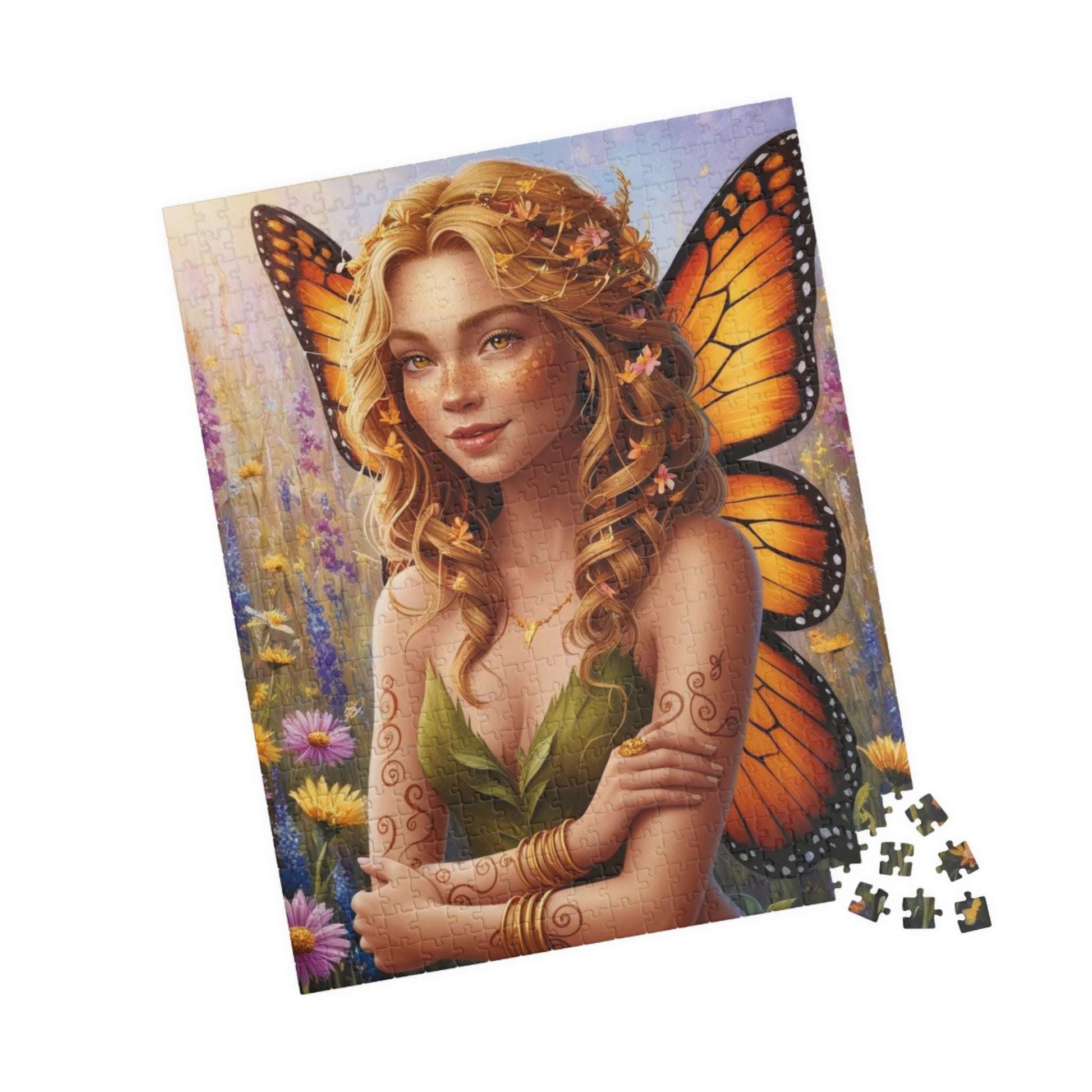 Enchanting Fairy Puzzle, Beautiful Art Nature Theme Jigsaw Game, Friend Gift for Fantasy Lover, Family or Solo Fun Indoor Activity, Relaxing Puzzle The Puzzle Chest