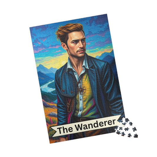 The Wanderer Tarot Card Jigsaw Puzzle: Mindful Challenge