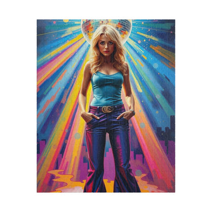 Disco Vibe Jigsaw Puzzle - 110 to 1014 Pieces, Retro Artwork Pop Art, Perfect Gift for Nostalgia Lovers, Party Entertainment, Family Fun 520 pcs (Vertical) Puzzle The Puzzle Chest