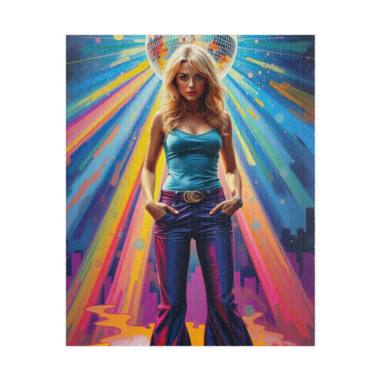 Disco Vibe Jigsaw Puzzle - 110 to 1014 Pieces, Retro Artwork Pop Art, Perfect Gift for Nostalgia Lovers, Party Entertainment, Family Fun 520 pcs (Vertical) Puzzle The Puzzle Chest