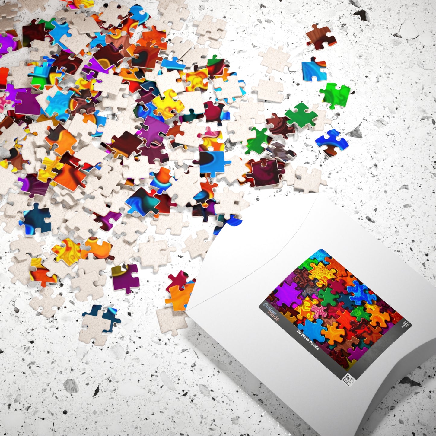 Chaotic Puzzle Piece Jigsaw Collage Puzzle - Fun for Adults, Family Game Night Activity, Creative Hobby, Senior Mental Exercise Puzzle The Puzzle Chest