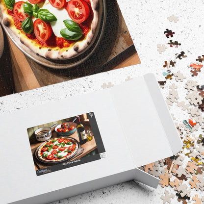 Foodie Culinary Jigsaw, Pizza Lover Activity, Olive Oil and Wine Puzzle, Kitchen Decor Game, Food Themed Game Night Fun Family Activity Puzzle The Puzzle Chest