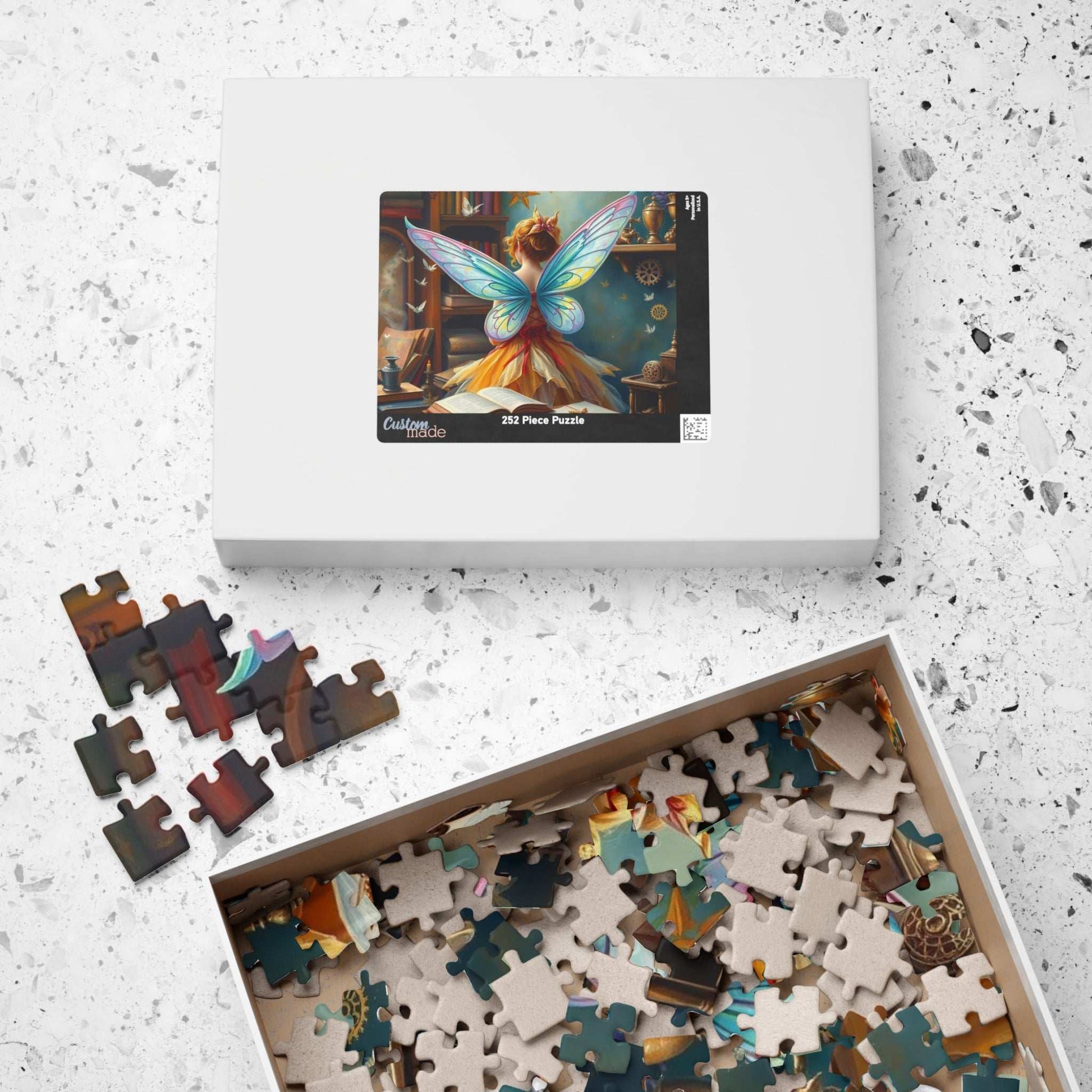 Fairy Steampunk Jigsaw Puzzle, Enchanting Adult Puzzle Lover Gift for Solo Fun or Family Activity, Birthday Holiday Gift Idea, Brain Teaser Puzzle The Puzzle Chest