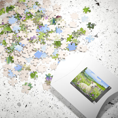 Spring Lamb Puzzle | Scenic Countryside Sheep Jigsaw 110-1014 Piece Puzzle The Puzzle Chest
