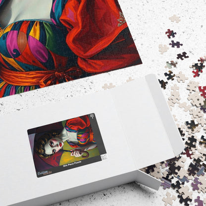Vintage Woman Portrait Jigsaw Puzzle - 110-1014 Pieces, Gift for Art Lovers, Home Entertainment Family Fun, Rainy Day Activity, Collectible Puzzle The Puzzle Chest