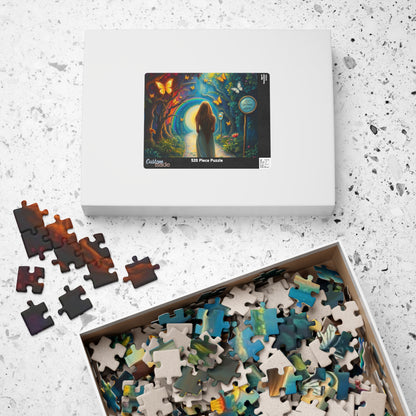 Whispers of the Rainbow Garden Jigsaw Puzzle, Rainbow Puzzle, LGBTQ Puzzle Art Pride Month Gift for Adults, Family Activity, Mindfulness Puzzle The Puzzle Chest
