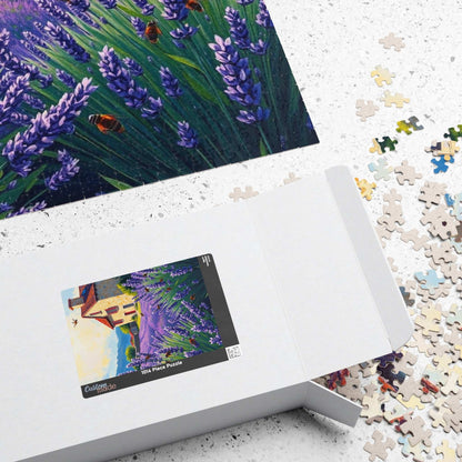 Lavender Field Puzzle, Tranquil Landscape Jigsaw, Gift for Nature Lovers, Home Decor, Family Activity, 110-1014 Pieces Puzzle The Puzzle Chest